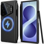 NILLKIN MagSafe Case for Samsung Galaxy Z Fold 8 Ultra with Stylus Pen Camera Cover Kickstand Full Hinge Protection S (New)