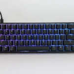 Ducky One 2 Pro Mini Mechanical Keyboard RGB LED - Cherry Silent Red US 60% mechanical gaming keyboard with RGB backl (New)