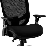 Staples Hyken Ergonomic Mesh Office Chair Lumbar Support Swivel Black XL design offers extra room and comfort for hom (New)