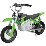 Razor MX400 Dirt Rocket Electric Bike for Kids Ages 8 140 Pounds Max Weight Green   24-Volt Battery up to 14 Mph 30-M (New)