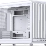 JONSBO D33 White Micro ATX PC CaseHigh Airflow MATX case with Tempered Glass Panel9 Fan PositionsHigh CompatibilitySup (New)