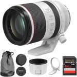 Canon RF 70-200mm f/2.8L IS USM Lens 3792C002 Bundle For Photography Video Pro-Level Versatility Compact Design (New)