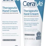 CeraVe Therapeutic Hand Cream Hyaluronic Acid &amp Niacinamide Lotion 3oz Dermatologist-Tested Dimethicone Hand Lotion Pr (New)