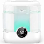 DREO 6L Humidifiers for Bedroom 60H Runtime 28 dB Quiet HM524 Precise Humidity Control Easy to Refill Clean Night (New)