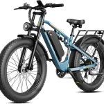 Jasion EB5 Ultra Electric Bike for Adults 2500W Peak Motor 52V 20Ah Removable Battery 26&quotx4&quot Fat Tire Ebike with Dual S (New)