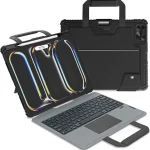 Nillkin Carry Go Rugged Detachable Keyboard Case for iPad Pro 13&quot M5/M4 0-180Â° Multi-Mode Stand Portrait &amp Landscape (New)