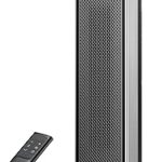 DREO Ceramic Space Heater for Indoor Use 25 Inch Remote and Thermostat 11.5 ft/s Hyperamics Heating 25dB Quiet Operati (New)