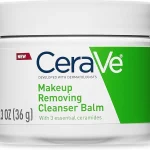 CeraVe Cleansing Balm Hydrating Makeup Remover with Jojoba Oil 13oz Travel Makeup Remover Balm with Ceramides Gently (New)