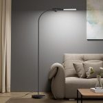 Honeywell LED Floor Lamp Dimmable Gooseneck Reading Living Room Bedroom 77" CRI97 Full Spectrum Eye-Care 3 Color Temps (New)