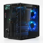 Pironman 5-MAX Raspberry Pi 5 Case Dual NVMe M2 SSD PCIe Mini PC NAS RAID 0/1 Hailo-8L AI Accelerator PWM Tower CoolerD (New)