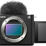 Sony ZV-E1 Full-Frame Mirrorless Camera Body Black 12.1MP Full-Frame Exmor R CMOS Bionz Xr 4K Up to 60p E-Mount 5-Ax (New)