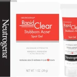 Neutrogena Rapid Clear Stubborn Acne Spot Treatment Gel 1 oz Maximum Strength 10% Benzoyl Peroxide Acne Prone Skin Pi (New)