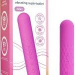 plusOne Super Bullet Massager Waterproof Silicone Warming Feature Pink USB Rechargeable Personal Wellness Device w (New)