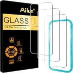 Ailun 3 Pack Screen Protector for iPhone 18 Pro / iPhone 17 Pro 6.3 inch Tempered Glass Installation Frame Sensor Pro (New)