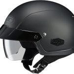 HJC Uni is-Cruiser Matte Black Half Helmet 0824-0135-07 (New)