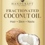 Handcraft Blends Fractionated Coconut Oil - 16 Fl Oz 100% Pure &amp Naturally Derived Unscented Carrier Oil Hexane-Free (New)