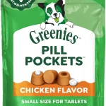 Greenies Pill Pockets Small Dog Treats Chicken Flavor 32 oz Vet-recommended masks pill smell &amp taste easy pinch-clo (New)