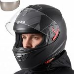 VEVOR Full Face Motorcycle Helmets Motocross Dirt Bike Helmet with Clear Visor Lightweight Comfortable Motorcycle (New)