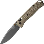 Benchmade Bugout EDC Knife S30V Steel Blade 535GRY-1 Ranger Green Grivory handle Drop-Point blade (New)