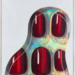 Kiss colorFX by Impress Press On Nails Hidden Gem 30 No Glue Peel and Stick Nails Kit with IMPROVED Adhesive Red Short (New)