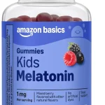 Amazon Basics Kids Melatonin 1 mg Dietary Supplement Gummies 90 Count (New)
