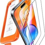 UltraGlass Top 9H+ Glass for iPhone 16 Pro Screen Protector Glass 2 Pack NO.1 Military Grade Shatterproof Screen Prote (New)