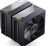 JONSBO CA90 Black Dual-Tower CPU CoolerMute Series air CoolingCPU Fan H159mm130mm PWM Fan CPU Air Cooler6 Copper Heat (New)
