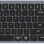Keychron B6 Pro Ultra-Slim Full-Size Wireless Keyboard - Space Gray Numeric Keypad Quiet Typing Multi-Device 24 GHz/Blu (New)