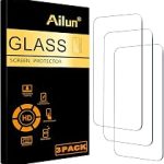 Ailun Screen Protector for iPhone 16 Plus/iPhone 15 Plus/iPhone 15 Pro Max 3 Pack 6.7 inch Tempered Glass Dynamic Isl (New)