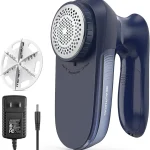 BEAUTURAL Fabric Shaver and Lint Remover Portable Sweater Defuzzer AC Adapter or Battery Powered 2 Speeds 1 Replaceab (New)