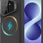 NILLKIN 1500D Carbon Fiber MagSafe Case for Samsung Galaxy Z Fold 8 Ultra 2-in-1 Camera Cover Stand MagSafe-Compatible (New)