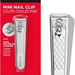 Revlon Compact Nail Clipper Silver 1 Count Compact stainless steel nail clipper trims fingernails and toenails Small (New)