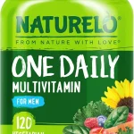 NATURELO Multivitamin for Men - One Daily 120 Vegetarian Capsules Vitamins minerals &amp organic whole foods non-GMO (New)