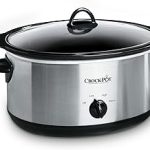 Crock-Pot 7-Quart Manual Slow Cooker Family Size Serves 8+ People Fits 6-lb Roast Removable Stoneware with Warming Set (New)