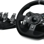 Logitech G920 Racing Wheel and Pedals for Xbox XS/Xbox One/PC Real force feedback stainless steel paddle shifters lea (New)