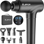 Elefor Massage Gun Deep TissuePercussion Back Massager Gun for Athletes Muscle Massage Gun for Pain Relief with 8 Massage (New)