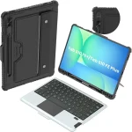Nillkin for Samsung Galaxy Tab S10 FE Plus Detachable Keyboard Case with 7 Backlit Kickstand Trackpad S Pen Holder fo (New)
