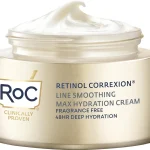 RoC Retinol Correxion Max Daily Hydration Face Moisturizer Fragrance-Free Anti aging face cream with hyaluronic acid n (New)