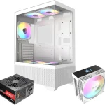 Raidmax i802 Vibe Series ATX Mid Tower Gaming Case Bundle   Tempered Glass Side Panel Includes 700W 80 Power Supply AM1 (New)