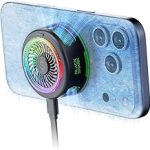 Black Shark FunCooler 6 Magnetic Cell Phone Cooler for Gaming Portable Mobile Phone Cooling Fan with RGB Light App-Contr (New)