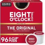 Eight O'Clock Coffee The Original Single-Serve Keurig K-Cup Pods Medium Roast Coffee Pods 96 Count (New)