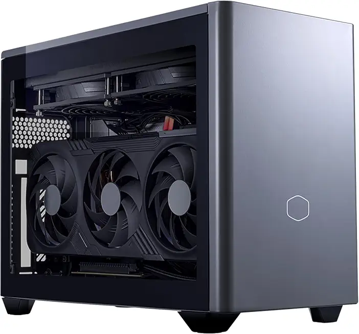 71qiCB1MN4L._AC_UY654_FMwebp_QL65_ Cooler Master NR2 Pro Gaming PC 9800X3D RTX 5070 Ti Mini ITX PC AMD Ryzen 7 9800X3D NVIDIA RTX 5070 Ti 16GB Gaming P (New) - Image 1
