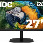 AOC 27 Inch Computer Monitor FHD 120Hz Fast IPS HDR 27B35H3 1920Ã—1080 LED Monitor 1ms MPRT Adaptive Sync HDMI 14 V (New)