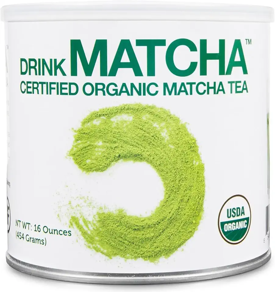 71rNqSPz6iL._AC_UL960_FMwebp_QL65_ DrinkMatcha Organic Matcha Green Tea Powder 1 LB 100% Pure Matcha Nothing Added Perfect for Lattes Smoothies Baking (New) - Image 1