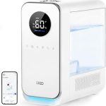DREO Humidifiers for Bedroom Top-filled Smart Quiet Cool Mist Humidifier for Large Room Home Oil Diffuser Nightlight (New)