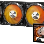 darkFlash UV360 360mm AIO CPU Cooler 667&quot Curved 2K OLED Screen 320W TDP 360mm AIO with a 667 Inch Curved 2K OLED Sc (New)