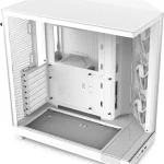 NZXT H6 Flow CC-H61FW-01 Compact Dual-Chamber Mid-Tower Airflow Case Panoramic Glass Panels High-Performance Airfl (New)