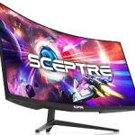 Sceptre 34-inch Curved ultrawide WQHD Monitor 3440 × 1440 R1500 up to 180Hz/165Hz DisplayPort x2 99% sRGB 1ms Buil (New)