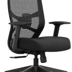 Tempur-Pedic ProTask Executive Task Office Chair with Cooling Gel Black Adjustable Lumbar Support Breathable Mesh Bac (New)