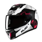 HJC C10 Aspa Full Face Motorcycle Helmet with HJ-34P Pinlock Shield DOT Approved MC1 Large (New)